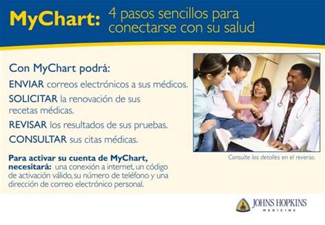 Mychart español. Communicate with your doctor Get answers to your medical questions from the comfort of your own home Access your test results No more waiting for a phone call or letter – view your results and your doctor's comments within days 