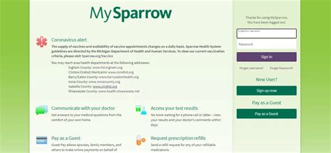 Mychart sparrow. Click here for MyChart FAQs, mobile app tips, proxy access, and more. Communicate with your doctor Get answers to your medical questions from the comfort of your own home; Access your test results No more waiting for a phone call or letter – view your results and your doctor's comments within days; 