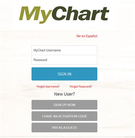 Recover Your MyChart Username If the information you submitted matched a MyChart account in our records, your username has been sent to the email address on file. Ver en Español Esp. 