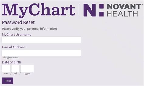 Mychart.novanthealth. Novant Health's MyChart gives you online access to your personal health record around-the-clock. MyChart is a secure, online health management tool that conn... 