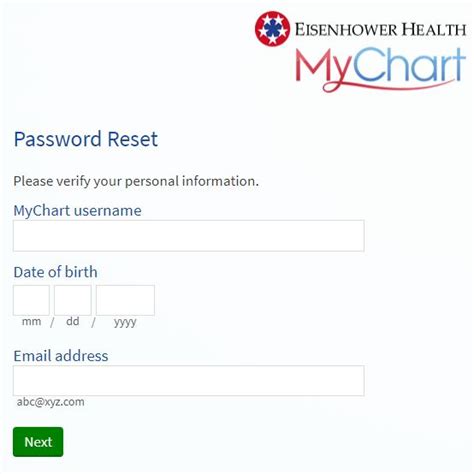 Mycharteisenhower. MyChart is the Eisenhower Health patient portal and will allow you to access your Eisenhower Medical Records online and to communicate with your Eisenhower provider online. Click here to login to MyChart. Eisenhower Health's award-winning hospital offers state-of-art diagnostic, treatment and emergency care from outstanding doctors, surgeons ... 