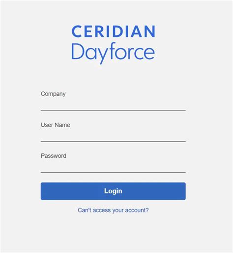 Mydayforce login. Click the Login button. 1 . Getting Started with Dayforce HCM . 11. Once you are logged on your "HOME" screen will appear. 12. To update your Profile, Setting and Personal Information click on the "Profile& S ettings" link in the upper left corner located underneath your name and job title. 