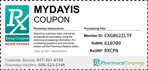 Mydayis copay card. discount card for vyvanse ... Long-Lasting SAVINGS: Save Each Time You Fill Your Mydayis Prescription. ... Relistor Savings Card: 0 Copay. Julieann Rodgers. 