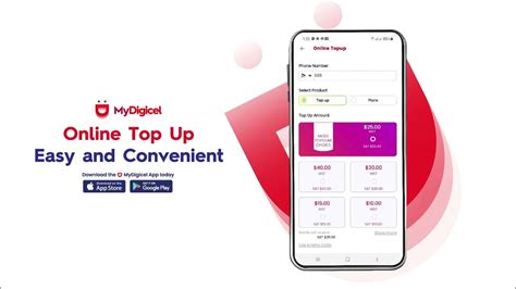 Mydigicel top up. Get the Digicel International App for the easiest Top Up available. The most convenient way to Top Up prepaid Digicel phones online. Available 24/7, easy to use and no fees! Get bonus credit instantly on qualifying Top Ups. 