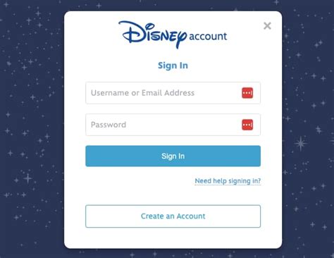 Mydisneyexperience com login. We would like to show you a description here but the site won’t allow us. 