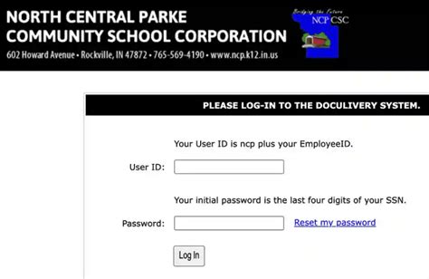 2. Enter your initial login ID and Password