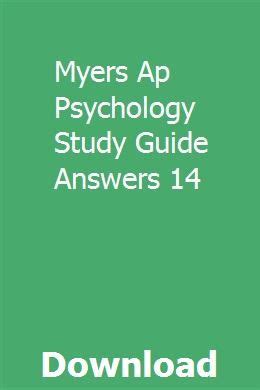 Myers psychology study guide answers 14. - So you want to sing folk music a guide for performers.