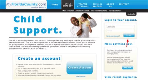 Myfloridacounty login. This Florida Child Support Payment Resource Center is dedicated to providing quality customer service to noncustodial parents and employers who need assistance with the child support payment process. Pay by Text is now available. Opt-in to receive text notifications when your child support payment is due. You can reply via text to authorize ... 