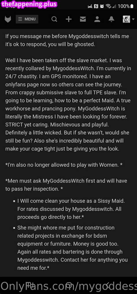 Mygoddesswitch Leaked (SEX) 36 Vids