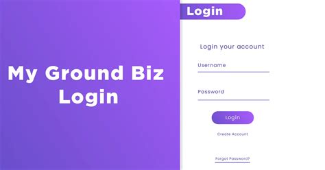 Mygroundbiz account. Complete the brief online account registration form. A credit card is required for billing purposes. Start Shipping. Login is the section of myground biz which contains all the information unique ... 
