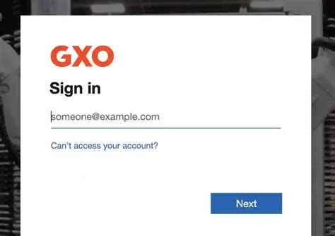 Mygxo.gxo.com login. GXO - Sign in to your account 