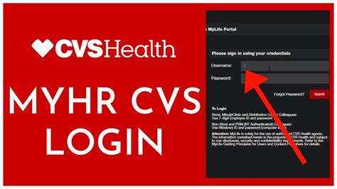 CVS Health Enterprise Login Form Retail Store & Minute Clinic