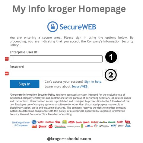 Myinfo.kroger.com app. Sign in to your existing Kroger account. Email Address. Password. Forgot Password? Keep me signed in. Checking this box will reduce the number of times we'll ask you to sign in. To keep your account secure, use this option only on your personal device. New to Kroger? 