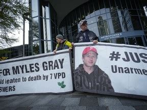 Myles Gray’s mother says conclusion of B.C. coroner’s inquest marks end of chapter
