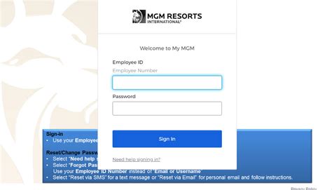 Mymgm employee login. Points are referred to as MGM Mastercard Points and can be redeemed for Slot Dollars and MGM Rewards Points. MGM Resorts International owns the MGM Rewards program. Please visit mgmrewards.com or call 866.789.6716 for MGM Rewards program rules, including earning, redemption, expiration or forfeiture of Points and Tier Credits. 