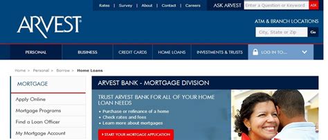 Mar 8, 2023 · Arvest Home Loans lets you apply online for a mortgage for a new home or refinance. Find local lenders, learn more about our mortgage products, and apply today!. 