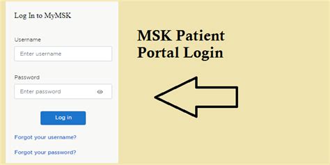 The MyMSK patient portal allows our patients and caregi