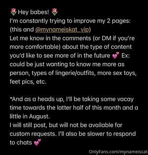 Mynameiscat Onlyfans Leak [SEX VIDEO] 86 Vids