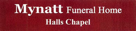 Mynatt funeral home halls obituaries. The family will receive friends 5:00-7:00pm Thursday, May 23, 2019, at Mynatt Funeral Home Halls Chapel with service to follow at 7:00pm. Rev. Mike Patty will officiate. ... Obituaries, grief ... 