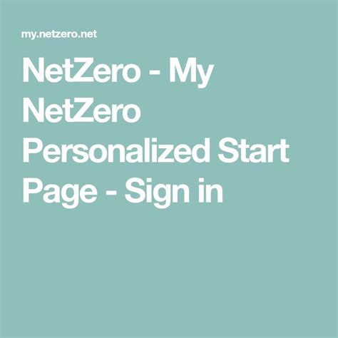 Mynetzero personalized start page. Things To Know About Mynetzero personalized start page. 