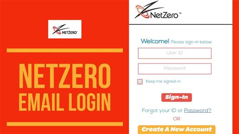 Welcome to the NetZero Message Center. Sign in 