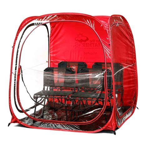 Jun 3, 2020 - The MegaPod™ is the ideal all weather pop-up Pod™ if you need room for more than 2 people. And just like all our Under the Weather® Pods you get the original pop-up Pod that’s portable, lightweight, easy to store and made from durable weatherpr...