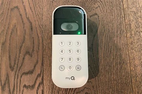 Myq smart garage video keypad. The myQ Smart Garage® Video Keypad is a must have for any smart home. Only works with Chamberlain, LiftMaster, Craftsman, Raynor, and AccessMaster garage door openers made after 1993. Built-in camera with 1080p HD video and 160⁰ wide angle view that helps busy homeowners know exactly who came in and when; 