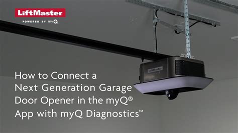 Depending on which myQ Wi-Fi product you have, below are the steps to connect to your Wi-Fi network. Garage door opener with the Wi-Fi logo or Powered by myQ logo on the metal cover: See: How to connect a MyQ Wi-Fi garage door opener to a home Wi-Fi network. 