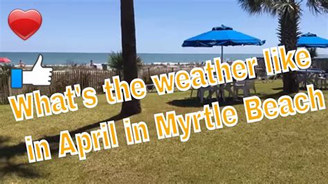 Myrtle beach weather april 2024. Get the monthly weather forecast for Myrtle Beach, SC, including daily high/low, historical averages, to help you plan ahead. 
