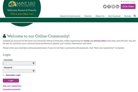Mysaintleo login. Enter your user name and password to access end of term grades, financial aid, registration, and program evaluations. 