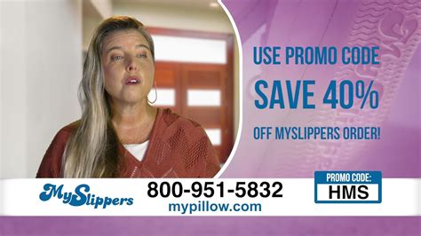 Myslippers.com promo code. my slippers tv spot, 'save 40% using promo code' - ispot.tv 2021-11-19 Check out My Pillow's 120 second TV commercial, 'Save 40% Using Promo Code' from the Furniture & Bedding industry. Keep an eye on this page to learn about the songs, … 