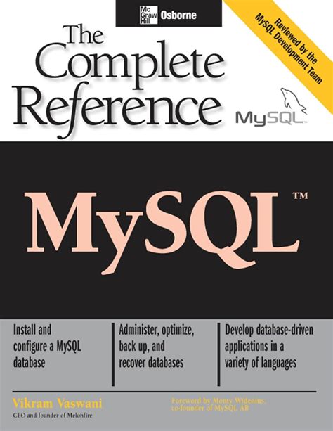 Mysql The Complete Reference Osborne Complete Reference Series