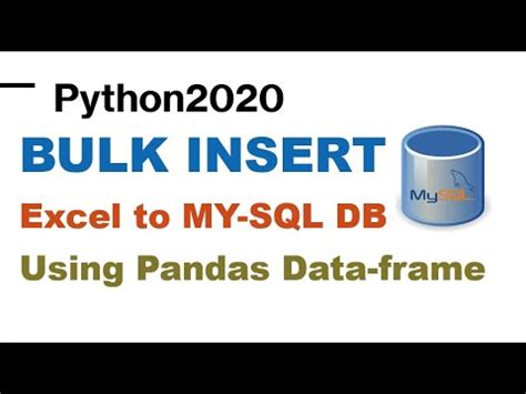 Mysql bulk insert python