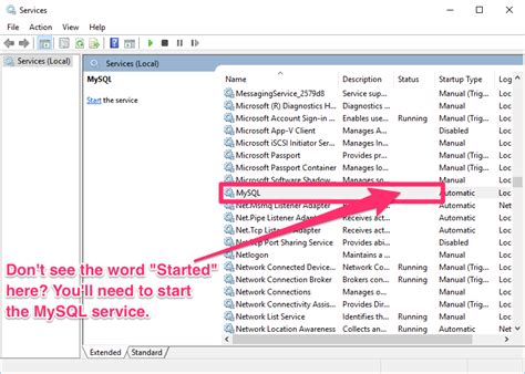 Mysql service not starting.  The solution varies depending on your version of MySQL. msc&rdquo;).  ...