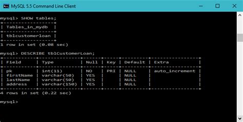 Mysql show create table with data