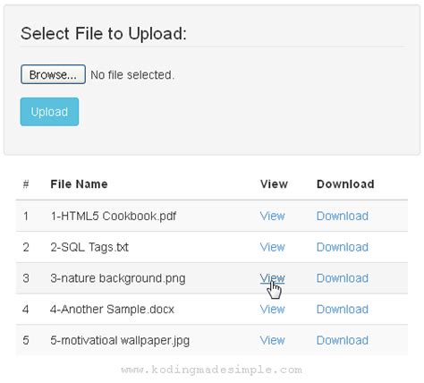 Mysql upload file directory. docx, .  Jul 23, 2022 · Use move_uploaded_file () function to tran...