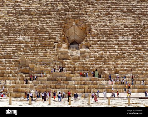 Mysteries of egypt ppt.  A tunnel entrance into one of the pyramids at Giza.