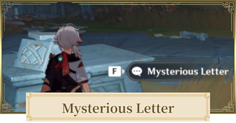 Mysterious Letter In The Chasm Underground - GameWith