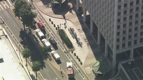 Mysterious white powder found at L.A. City Hall not hazardous, officials say