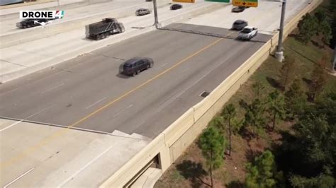 Mysterious yellow line divides Florida’s I-95 southbound, baffling drivers