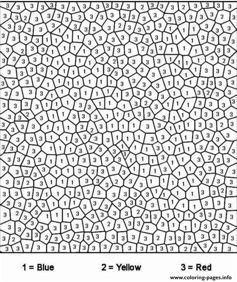 Mystery Color By Number Coloring Pages