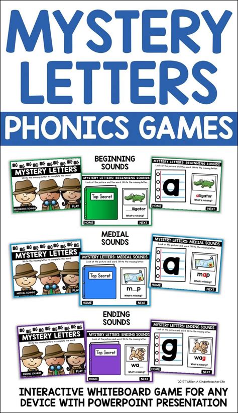 Mystery Letters The Bundle Digital Learning Interactive phonics