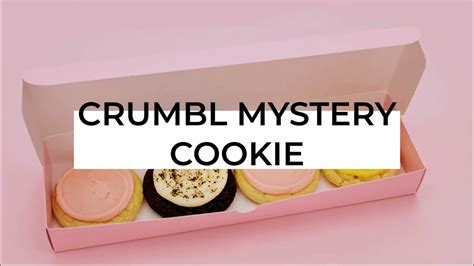 Mystery cookies crumbl. Apr 24, 2023 ... I'm back taste-testing, reviewing, and rating five featured CRUMBL COOKIES this week, April 24-29, 2023 (closed on Sundays). 