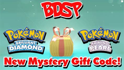 So, to begin, go into your Pokemon BDSP game menu and select the Mystery Gift tab there. Next, select the “Get With Code/Password” option in here. This is where you need to input the following code (without the quotation marks) – “MERRYCHR1STMAS”. Make sure to put in the 1 instead of I. Also, make note that this gift is only available .... 