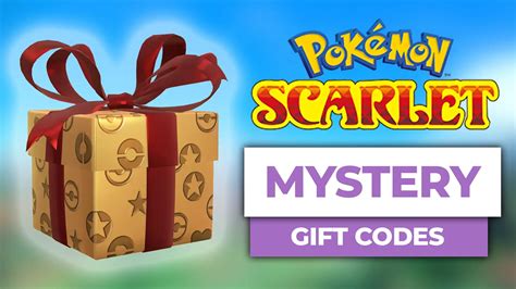 Mystery gift codes pokemon scarlet. 1. Launch your Pokémon Scarlet or Pokémon Violet game. 2. Select Poké Portal on the X menu. 3. Select Mystery Gift, then select Get with Code/Password to connect to the internet. 4. Enter the password L1K0W1TH906. 5. Watch as the gift arrives in your game. (Pokémon will appear in your party or in your Pokémon Boxes.) 6. Be sure to save ... 