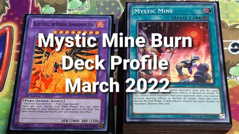 1stMystic Mine Burn TCG May 2022 · submitted by cardcluster 1 year ago · 7 comments Status Your deck is legal. 0 % 0 / 70 If you have your collection on cardcluster, you can see here directly which cards you are missing to play this deck. Import to my decks Download YDK Download PDF Copy Decklist Copy link Show QR code 21. 