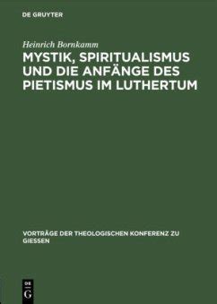 Mystik, spiritualismus und die anfänge des pietismus im luthertum. - Unbewusstes und unterbewusstes bei c. g. carus und aristoteles..