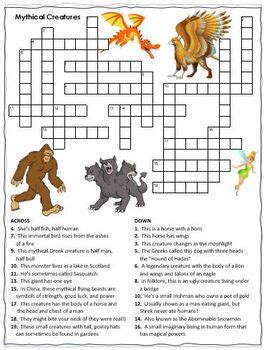 Mythical Creatures Crossword Clue