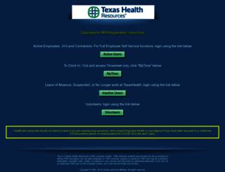 This is a Texas Health Resources (THR) computer system. THR computer systems are provided for the processing of official THR information only.