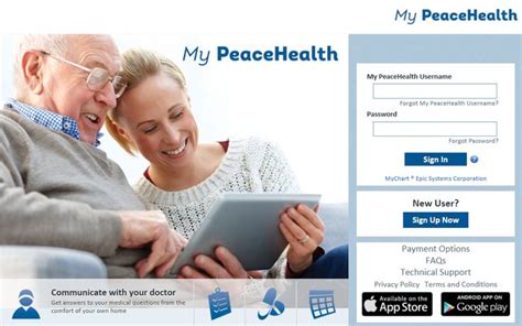 Follow these steps to sign up for a My PeaceHealth account.